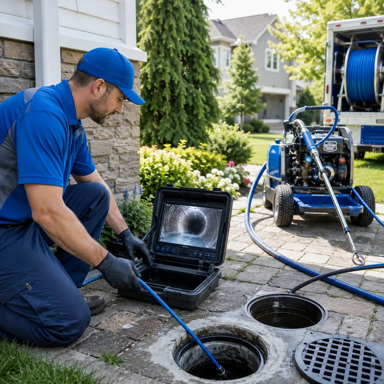 Outdoor drain cleaning professionals serving Sebago, ME